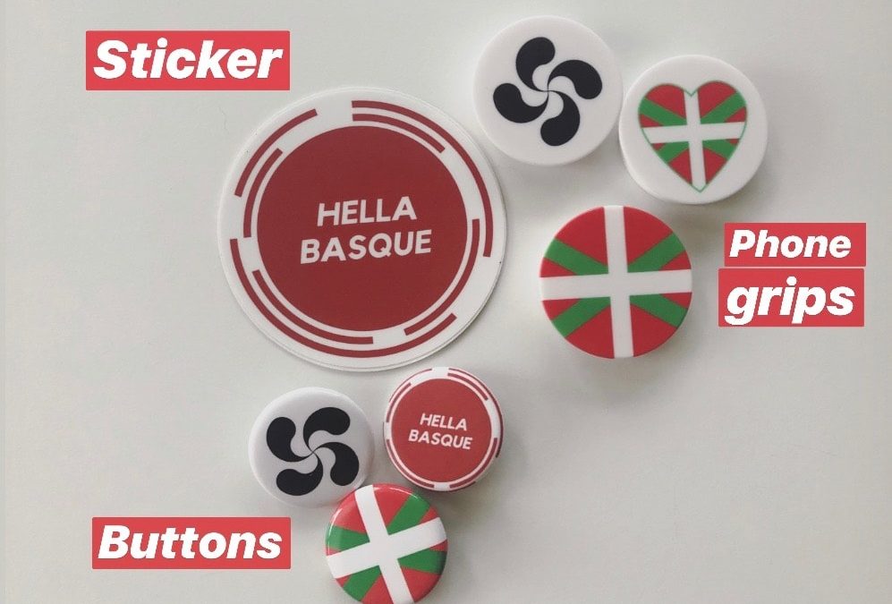 Basque Phone Grips Basque Buttons Basque Stickers